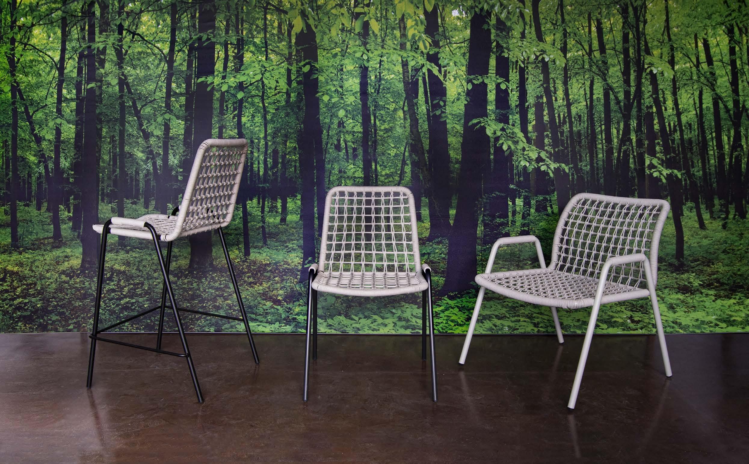 Штабелируемое кресло из морской веревки с подлокотниками Tonon Sailor ARCH-00118972 - Вид №4