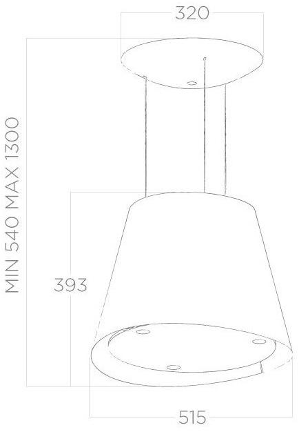 Elica Островная вытяжка со встроенным освещением Iconic sun-id-1429792 - Вид №6
