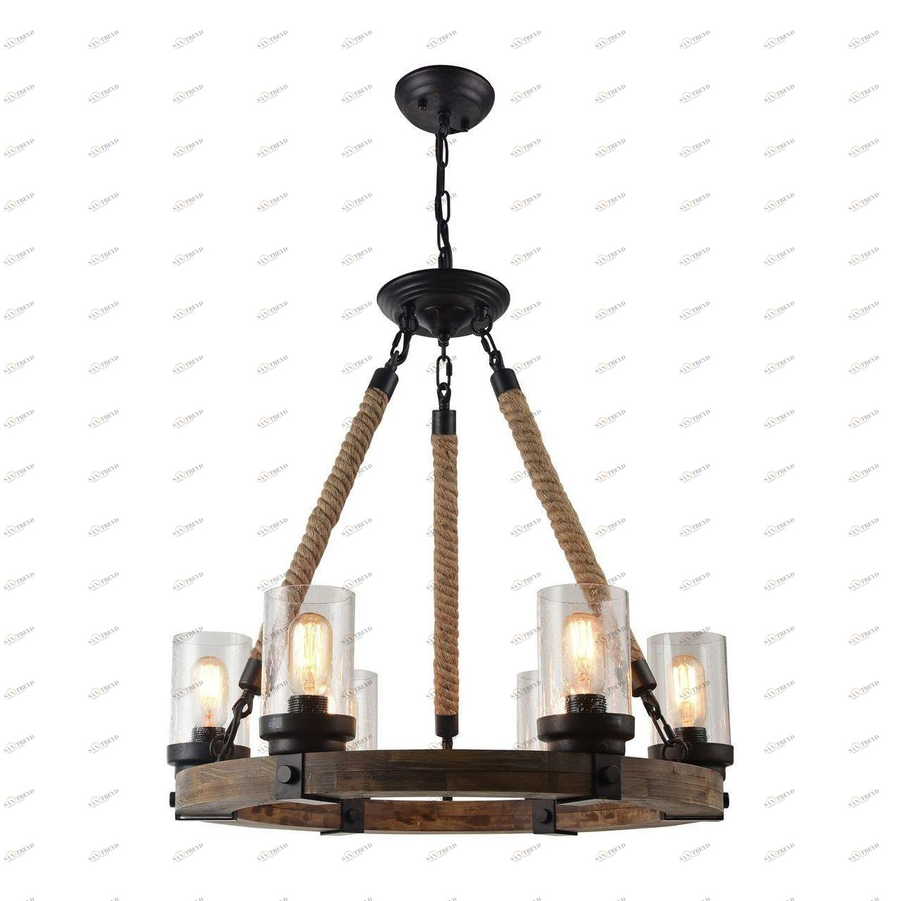 Подвесная люстра Arte Lamp A1693SP-6BR ARTE LAMP ДИЗАЙНЕРСКИЕ 187636 Коричневый 