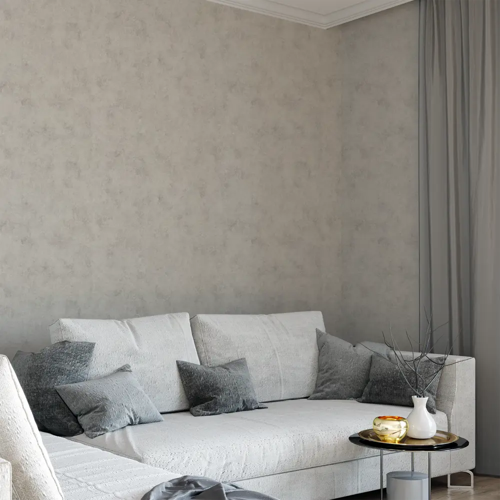 INSPIRE Decobeton - флизелиновые обои под бетон в бежевых тонах 87542857 STLM-0074359 - Вид №3