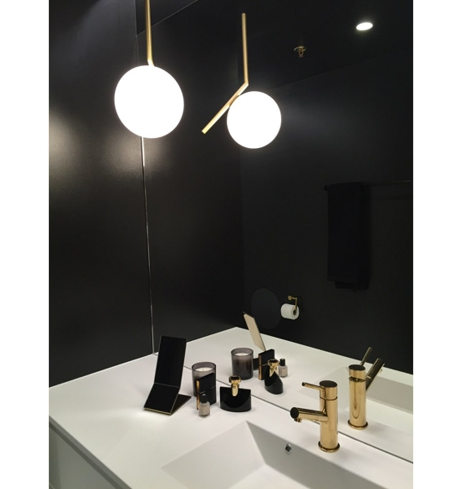 FROST Зеркало 4122, стол » золото Нержавеющая сталь Золото U4122-GO  - Вид №4