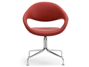 Вращающееся кресло на насесте из искусственной кожи