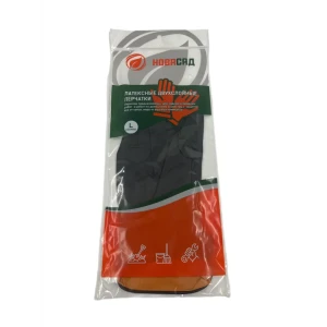 Перчатки латексные усиленные Gl24044 размер L цвет черный