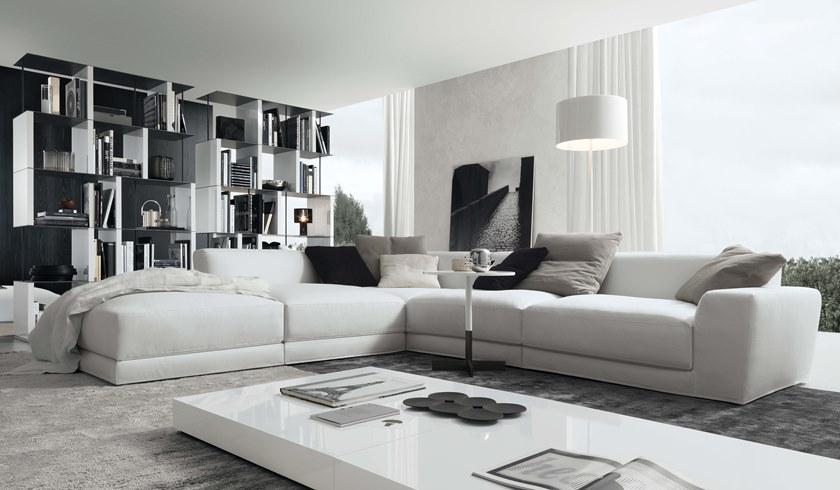 JESSE Модульный угловой диван в коже 4-х местный Pashà Pasha sun-id-1377524 - Вид №1