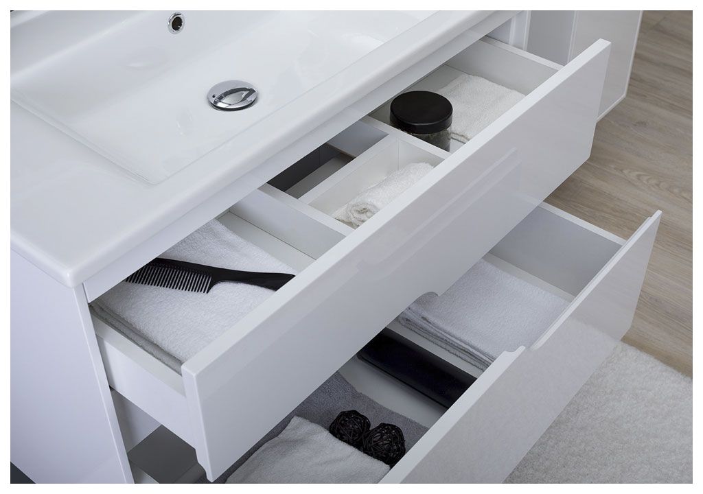 Мебель для ванной Aquanet Модена 85 белый 00199305 - Вид №7