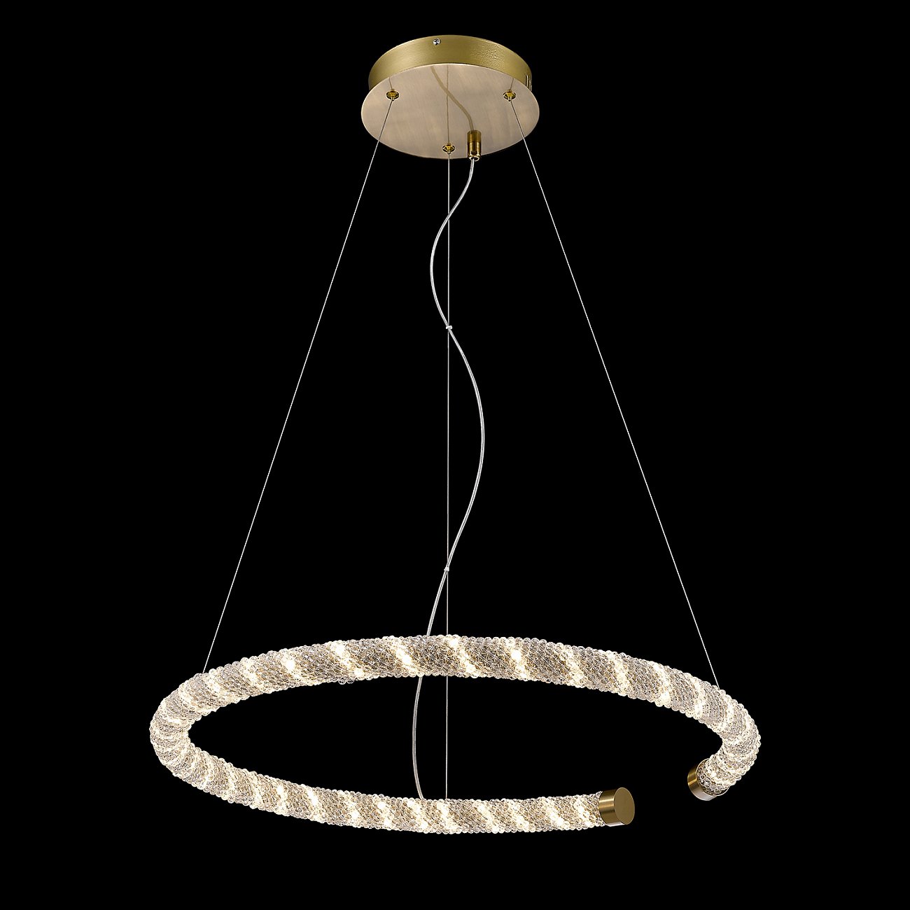 Светильник подвесной 120х60 см латунь Delight Collection P98040M brass DELIGHT COLLECTION ДИЗАЙНЕРСКИЕ 00-3883160 Золото;прозрачный  - Вид №3