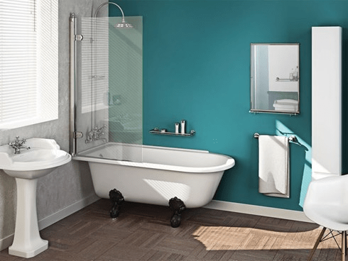 Ванна акриловая Hampton левосторонняя с ножками L1B Hampton Burlington E13, L1B - Вид №1