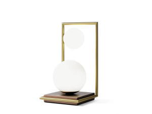 Светодиодная настольная лампа из стали и стекла с диммером