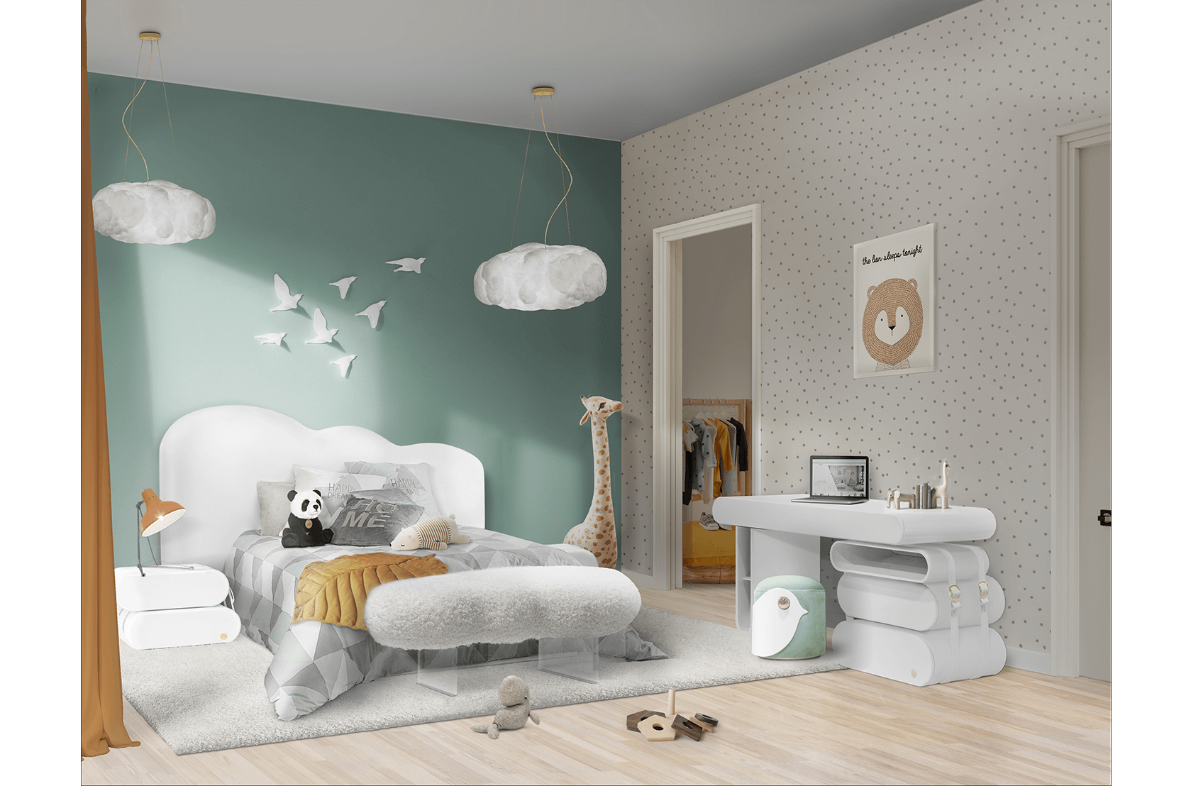 CIST773 Детские пуфики Сиденье Cloud 2 Circu  - Вид №9