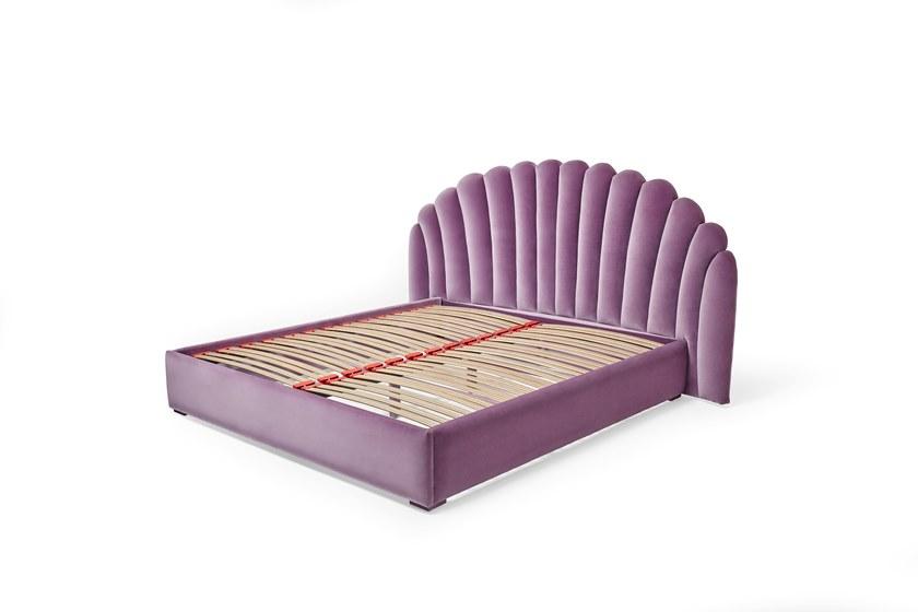 Munna Двуспальная кровать с обивкой из бархата Time sun-id-1453762 - Вид №5