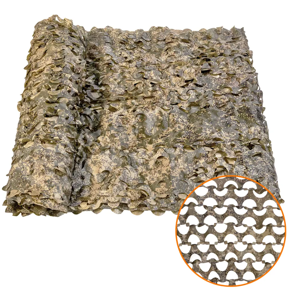 Сетка маскировочная Камуфляж цифра 2x6 м зеленый НИТЕКС STLM-2095621 - Вид №3