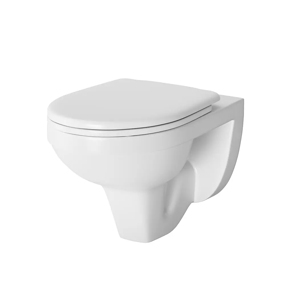 Подвесной унитаз Damixa Jupiter с микролифтом и безободковым дизайном 89413038 STLM-1572974