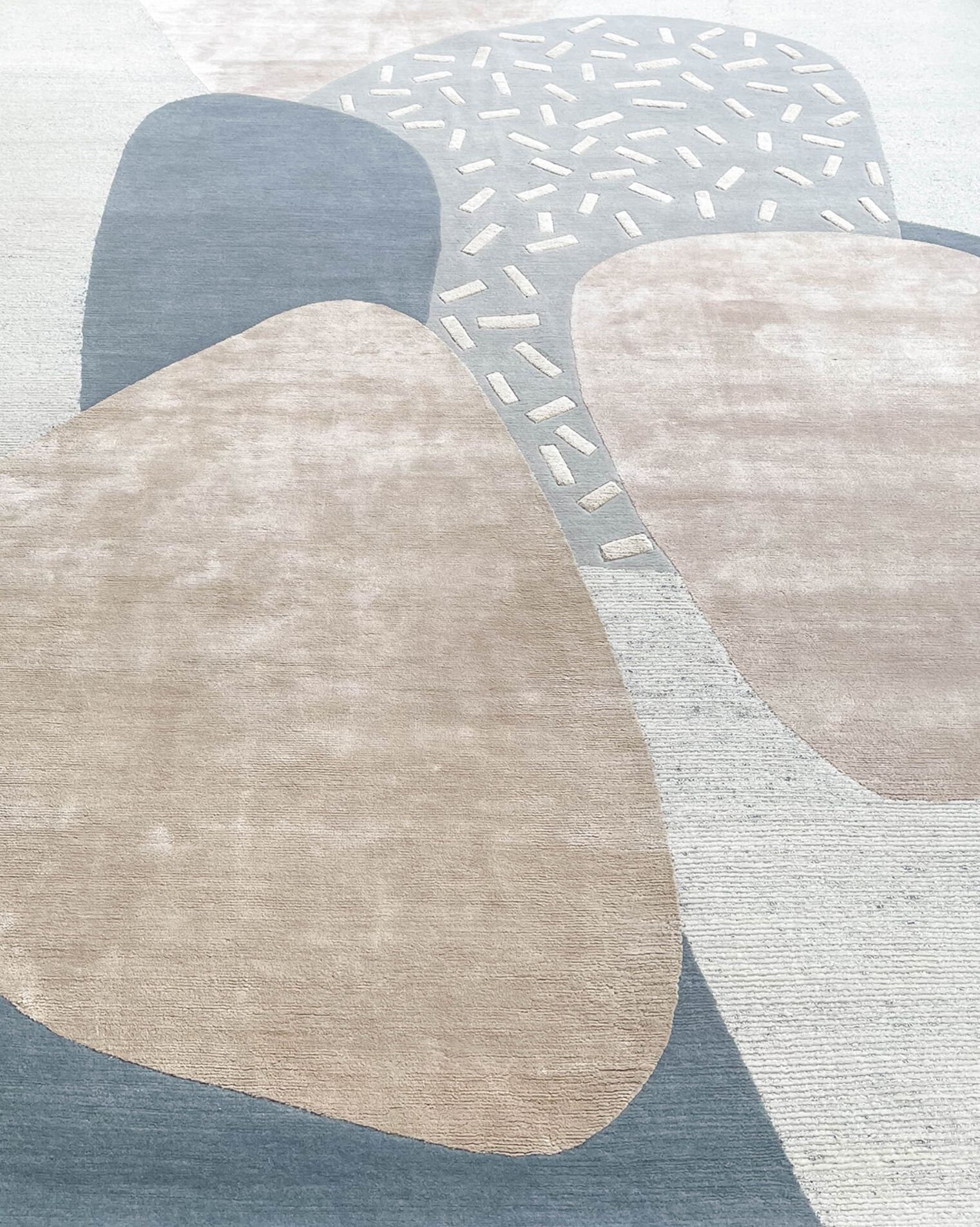 Прямоугольный ковер ручной работы из шерсти и шелка Tapis Rouge абстракция ARCH-00033145 - Вид №5