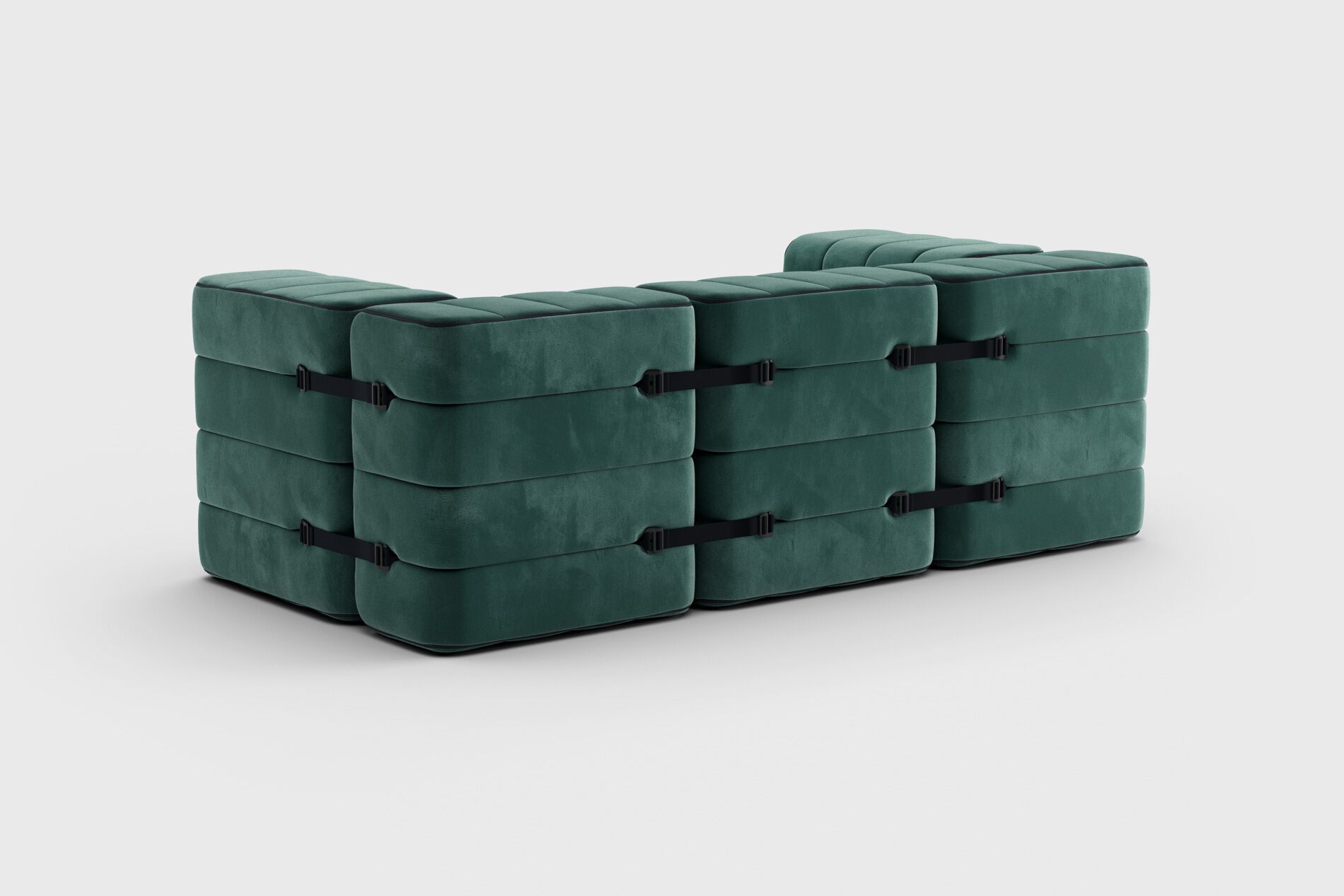 2-местный модульный тканевый диван AMBIVALENZ Curt ARCH-00014104 - Вид №7