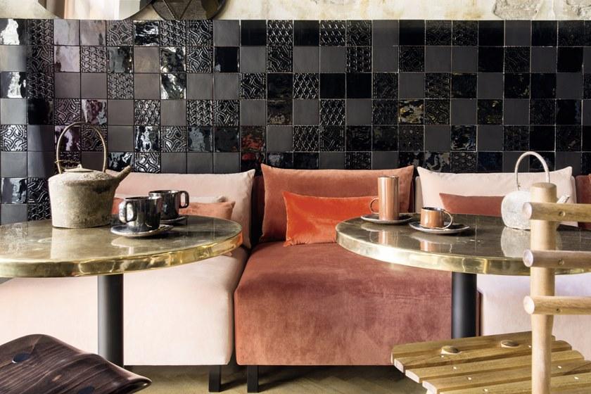 Élitis Однотонная моющаяся ткань trevira® cs Hotel particulier sun-id-1491241 - Вид №1