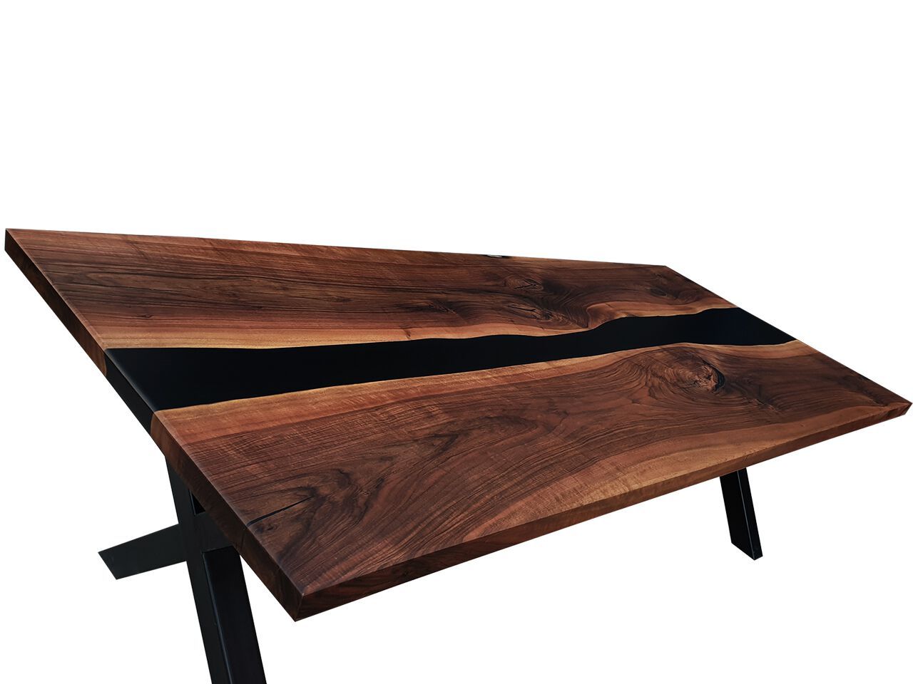 Прямоугольный стол из орехового дерева и смолы Legnor LEG2408764 ARCH-00087204 - Вид №2