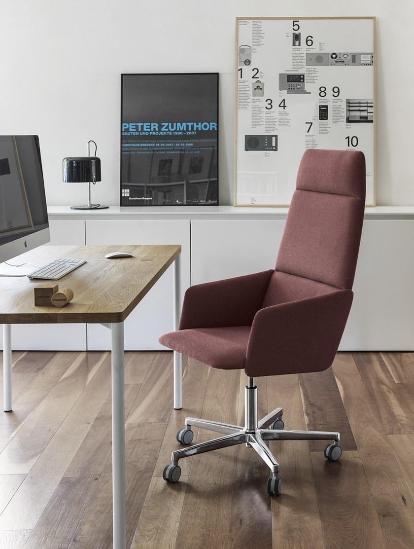 Crassevig Стул для руководителя из ткани Aura sun-id-1475292 - Вид №3