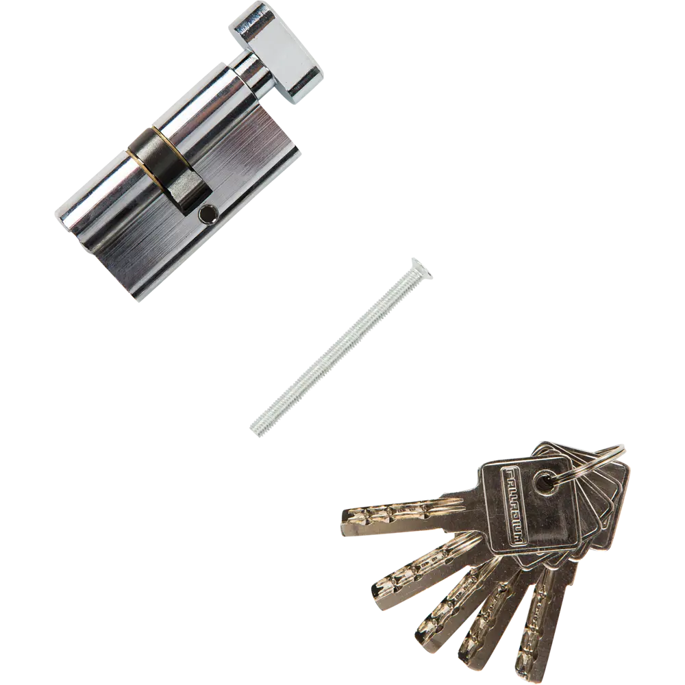 Цилиндр замковый Palladium 60 мм с защитой от взлома, ключ-вертушка 17217097 STLM-0900986 - Вид №1