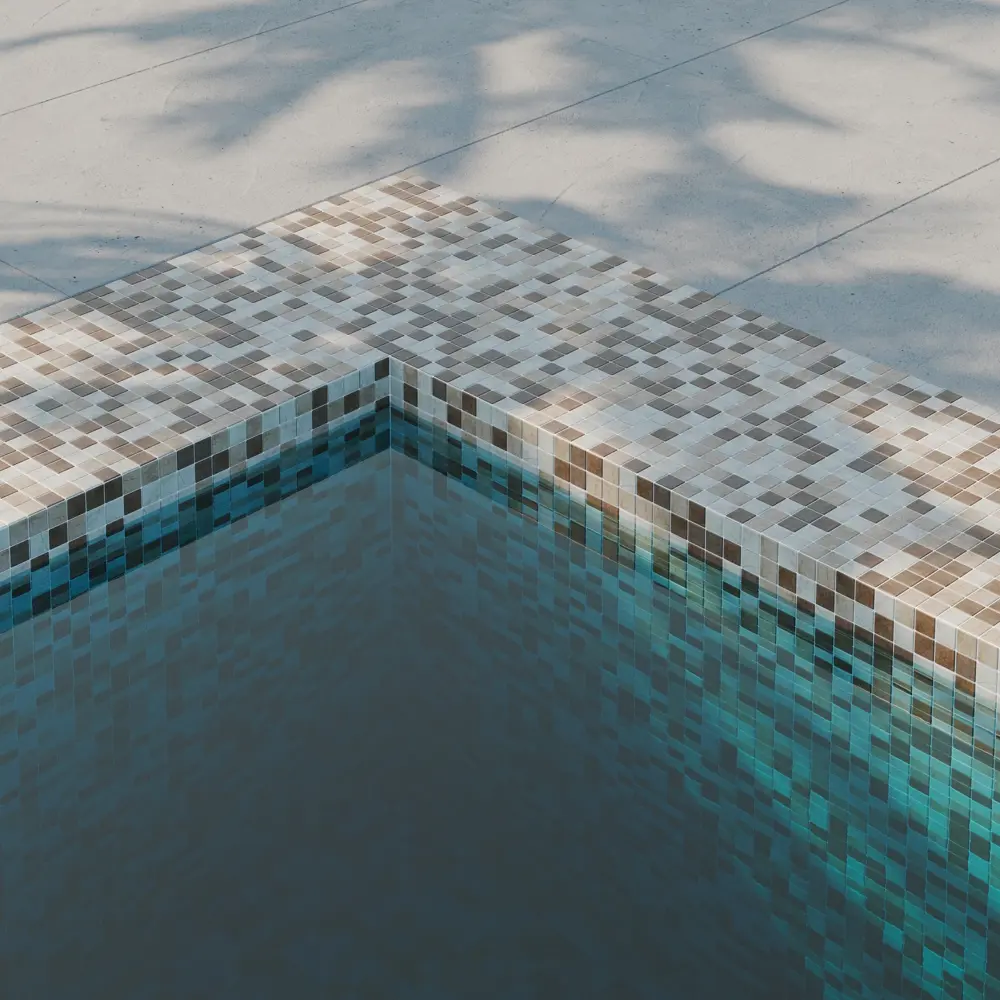 Керамическая мозаика Kreaforta для стен 30×30 см в бежево-коричневых тонах 89412203 STLM-1569520