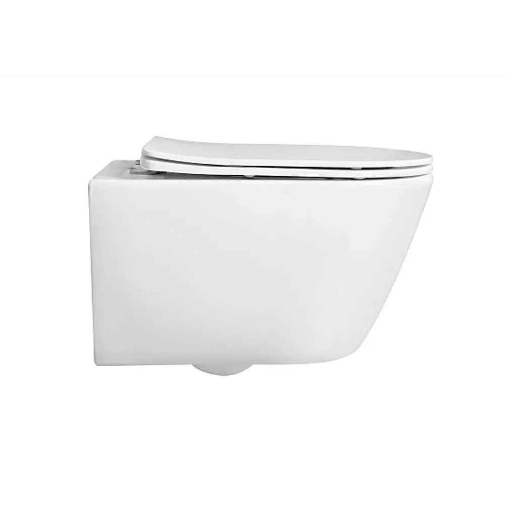 Комплект инсталляция Grohe Rapid SL 39501000 с унитазом Aquatek Бетта AQ1253W-00 безободковый с микролифтом клавиша цвет хром 88878367 STLM-2085517 - Вид №4
