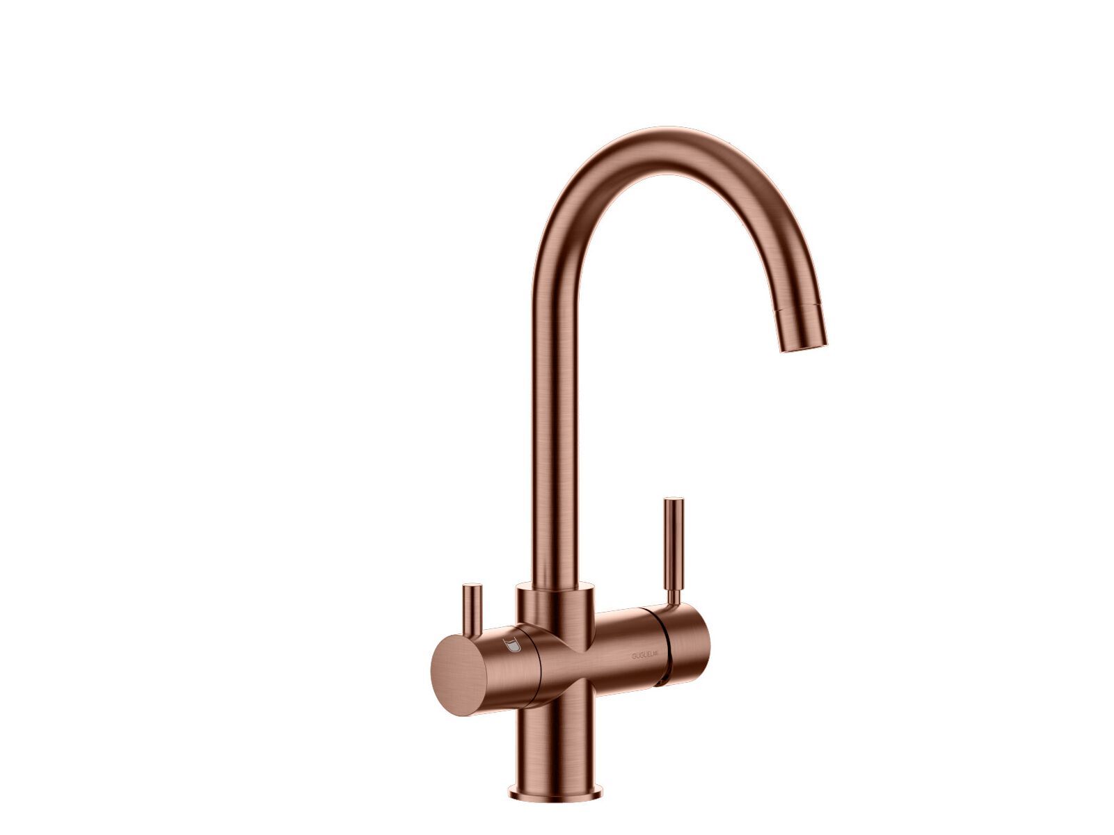 Однорычажный смеситель для кухни с поворотным изливом GUGLIELMI RUBINETTERIE чистый ARCH-00101393 - Вид №3