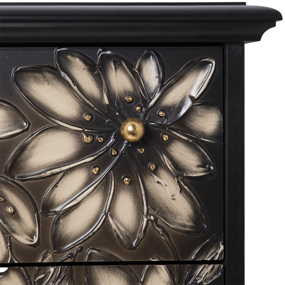 11621 Комод Терра-3 (с 3-мя ящиками) Каштан Амбер BOGACHO 4627196590540 - Вид №2