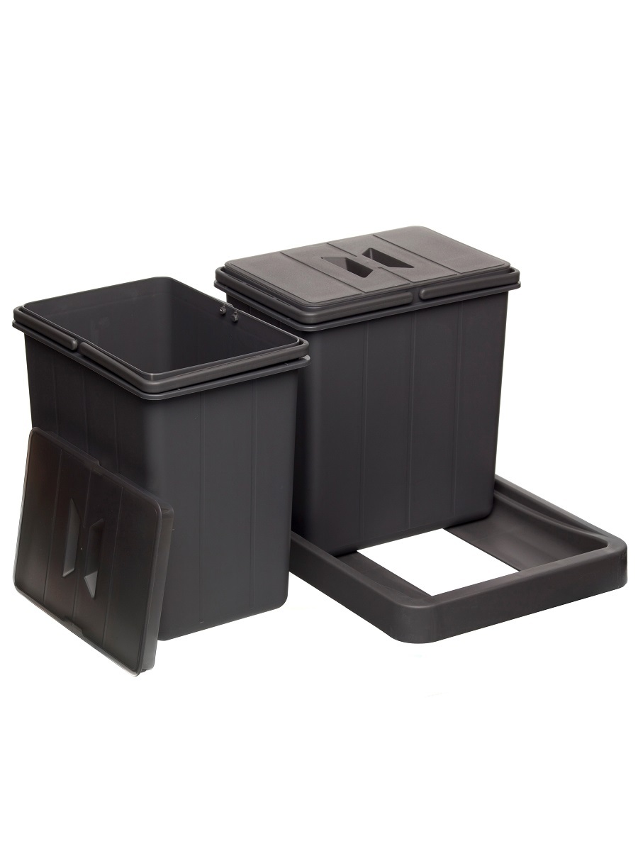 Система сортировки мусора Tau 12-2 Anthracite NAVAKO 10054 - Вид №1