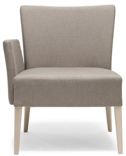 Origins 1971 Кресло с обивкой из ткани с подлокотниками Noblesse sun-id-1402220 - Вид №1