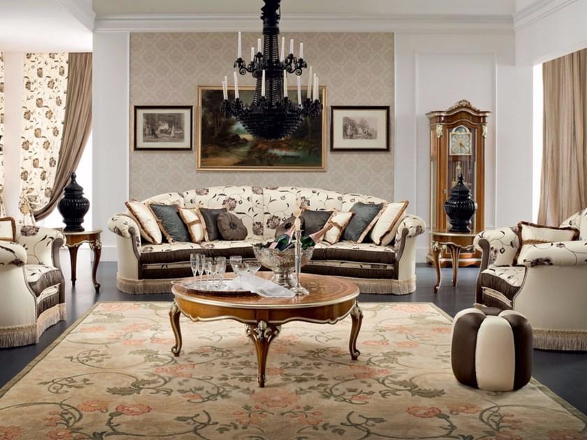 Modenese Gastone Низкий круглый деревянный журнальный столик Bella vita sun-id-1460415 - Вид №2