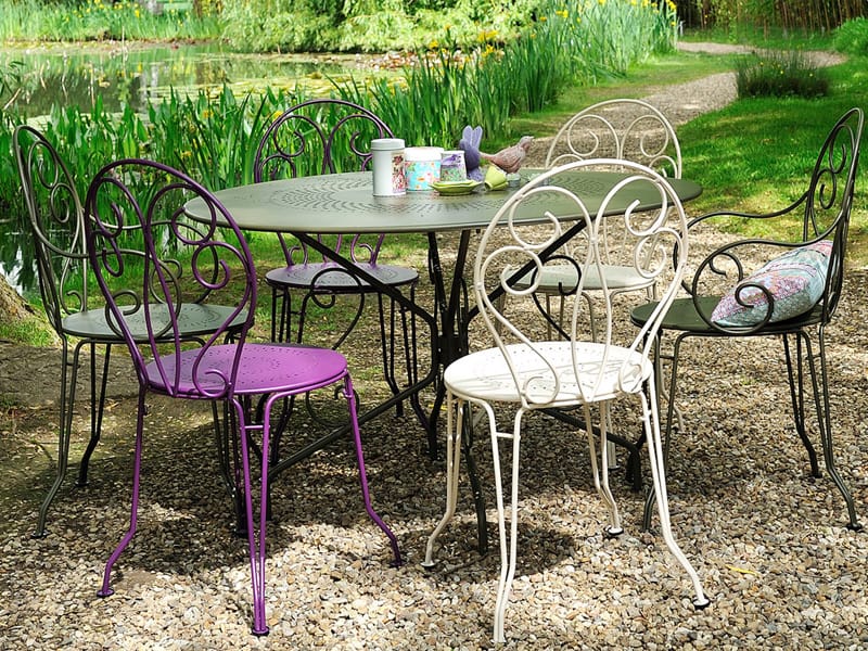 Стальной штабелируемый садовый стул с подлокотниками Fermob ARCH-00151281 - Вид №6