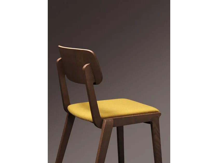 Деревянный стул с мягким сиденьем Very Wood ARCH-00073951 - Вид №3