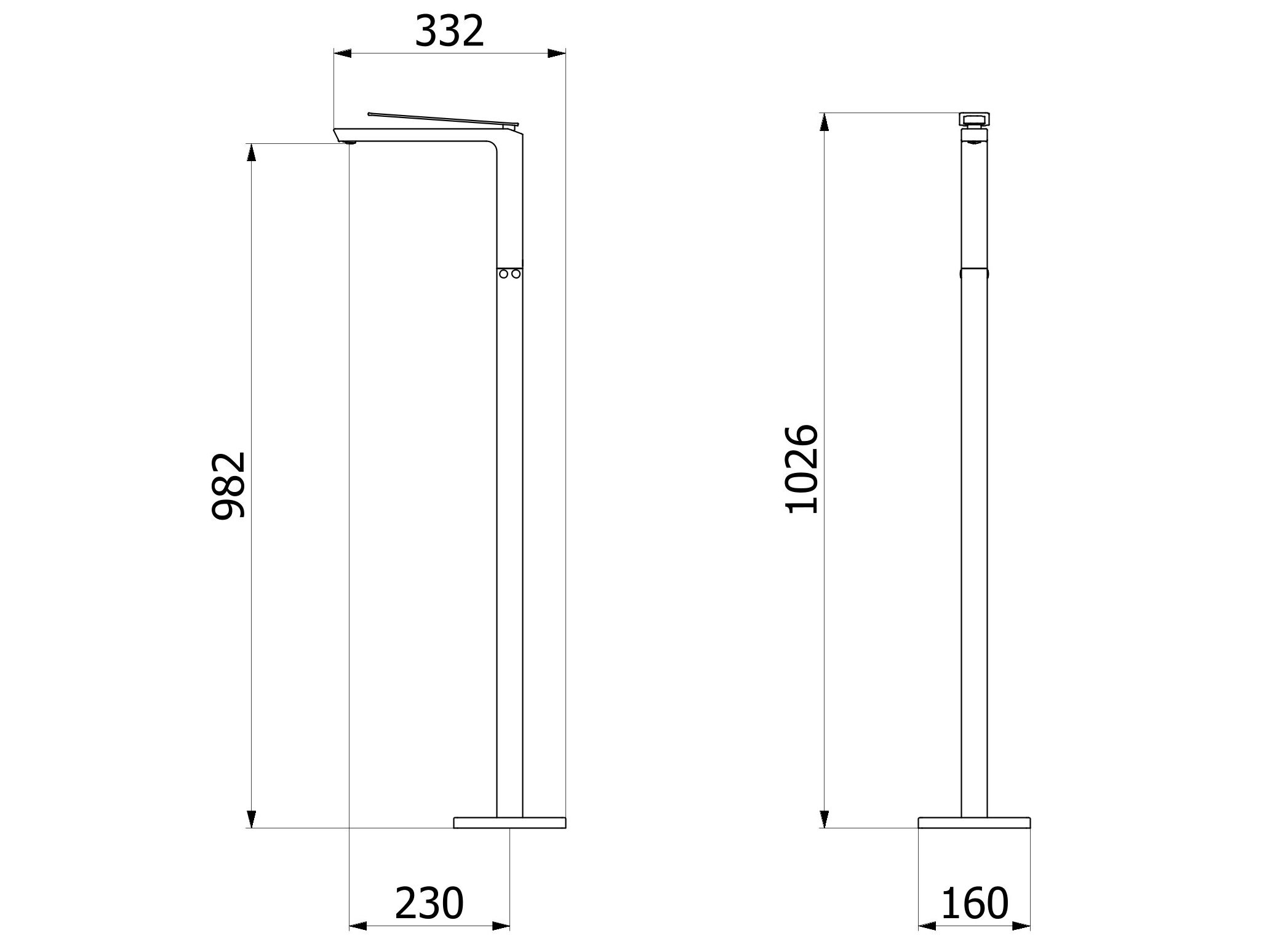 Смеситель для раковины с одним отверстием IB K3 ARCH-00122720 - Вид №4