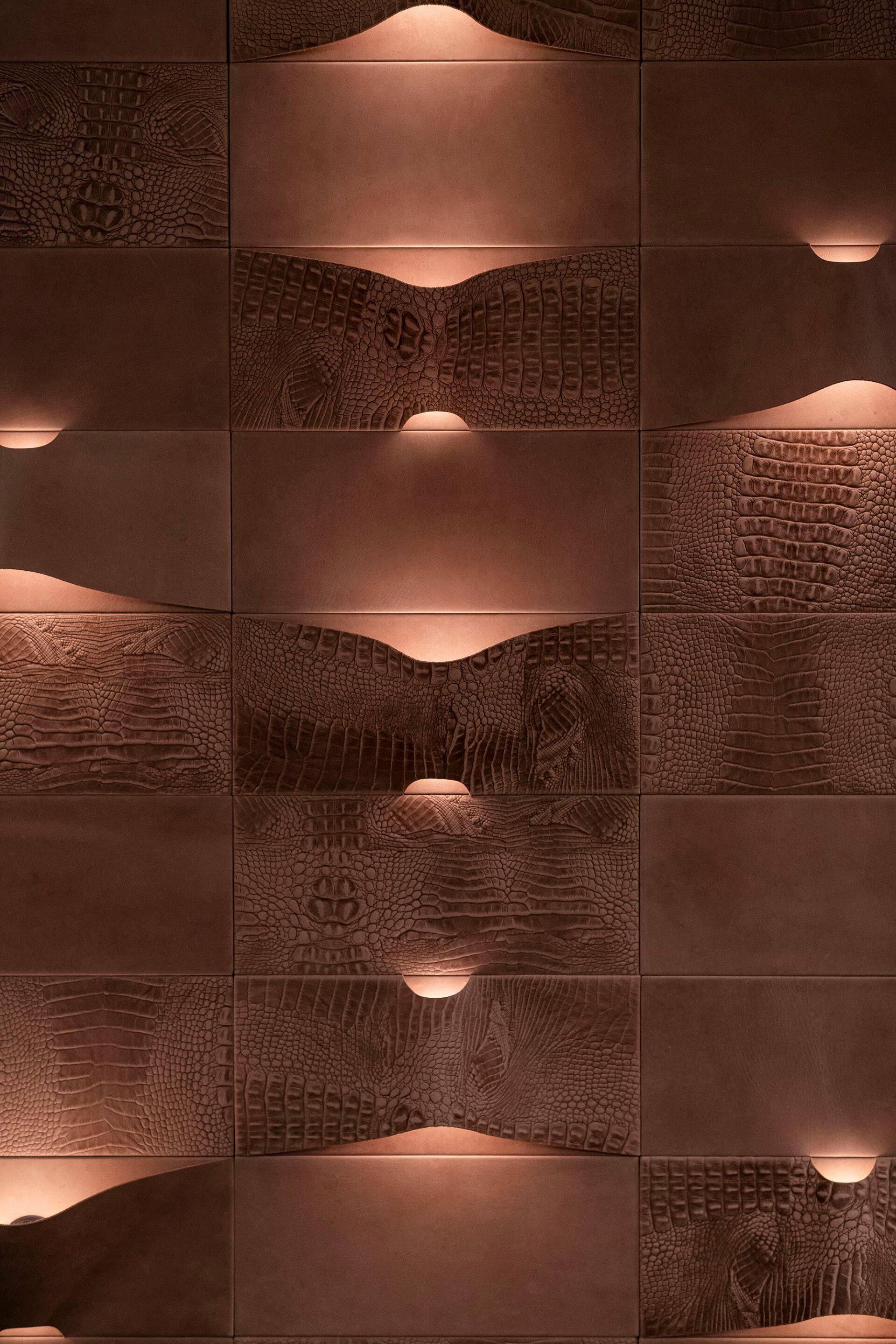 Трехмерное покрытие / кожаный настенный светильник Quasar LUM PANEL ARCH-00125102 - Вид №1