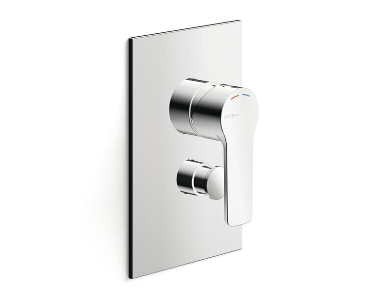Однорычажный смеситель для душа с переключателем CRISTINA Rubinetterie Prime ARCH-00102442