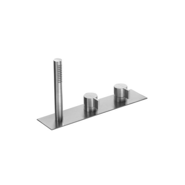 Комплект смесителей для края ванны с душем, смесителем и двухходовым переключателем INS232 linki 