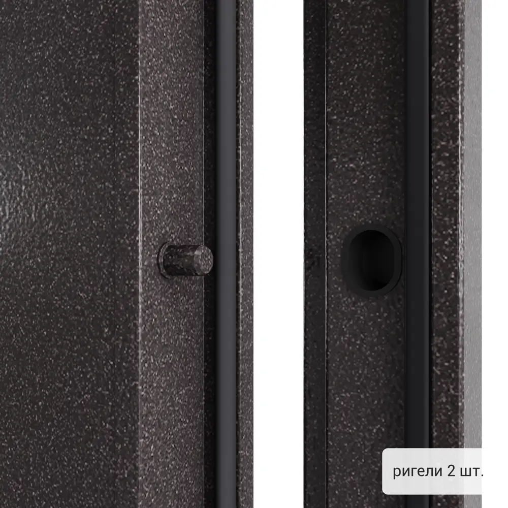 Дверь входная металлическая Стаф 860 мм правая цвет шоколад TOREX STLM-2067453 - Вид №5