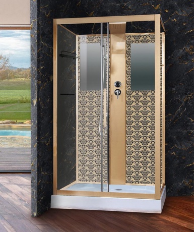 Душевая кабина NG-7711GBK (900x1200х2100) Santreyd  - Вид №1