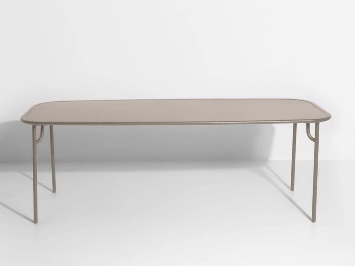 Алюминиевый прямоугольный садовый стол с порошковым покрытием In Stock Petite Friture ARCH-00014602