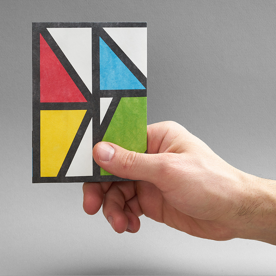 NC-123 Обложка на паспорт - new impression; сделан из tyvek® New wallet  - Вид №4