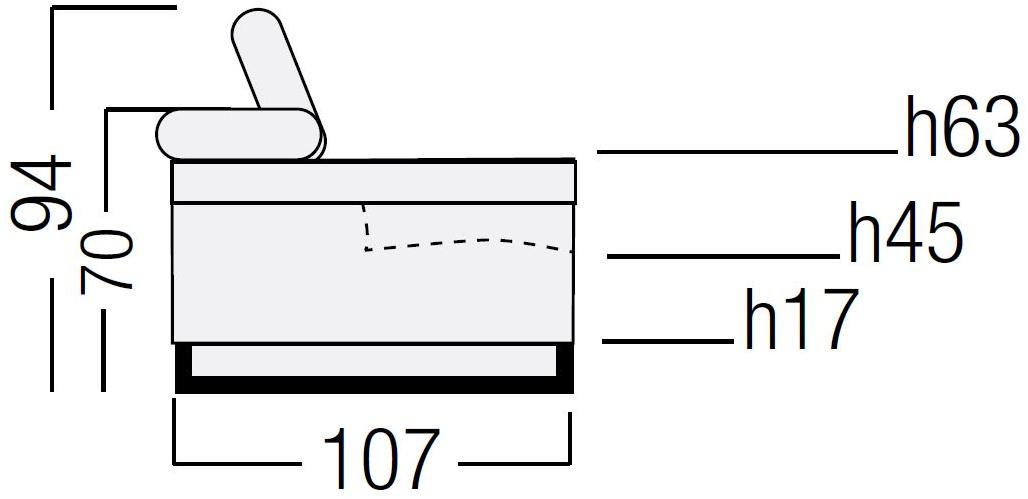 Egoitaliano Диван с подголовником sun-id-1435929 - Вид №3