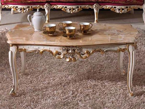 Arvestyle Низкий мраморный журнальный столик Baroque Br-2042