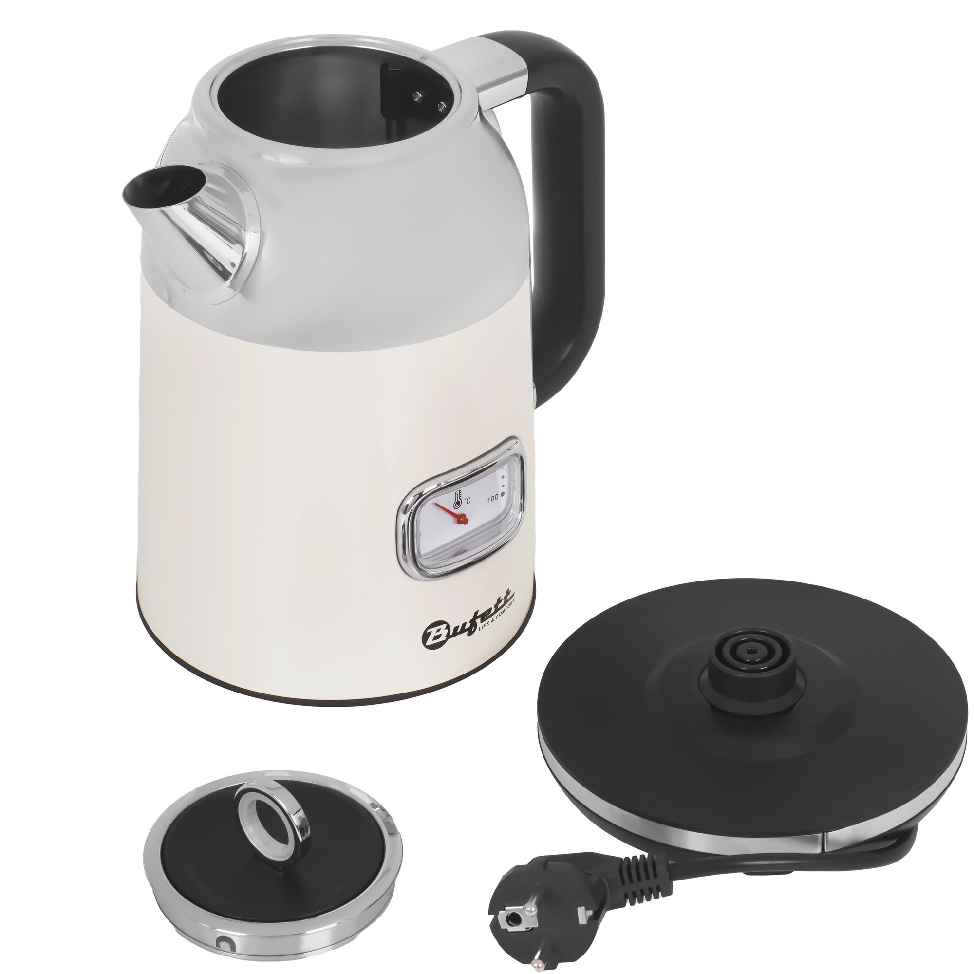 9226555 Электрочайник Bufett LKT 294S бежевый STDN-0127188 - Вид №4