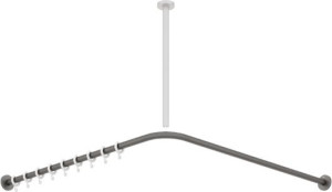 900.34.10S60 Карниз для штор, специальные длины HEWI System 900