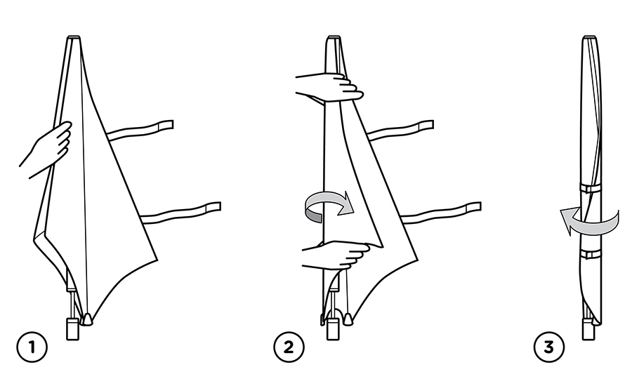 2011095 Зонт-трость ° original shiny silver SENZ  - Вид №9