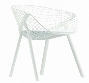 Alias Стул из стали с подлокотниками Kobi