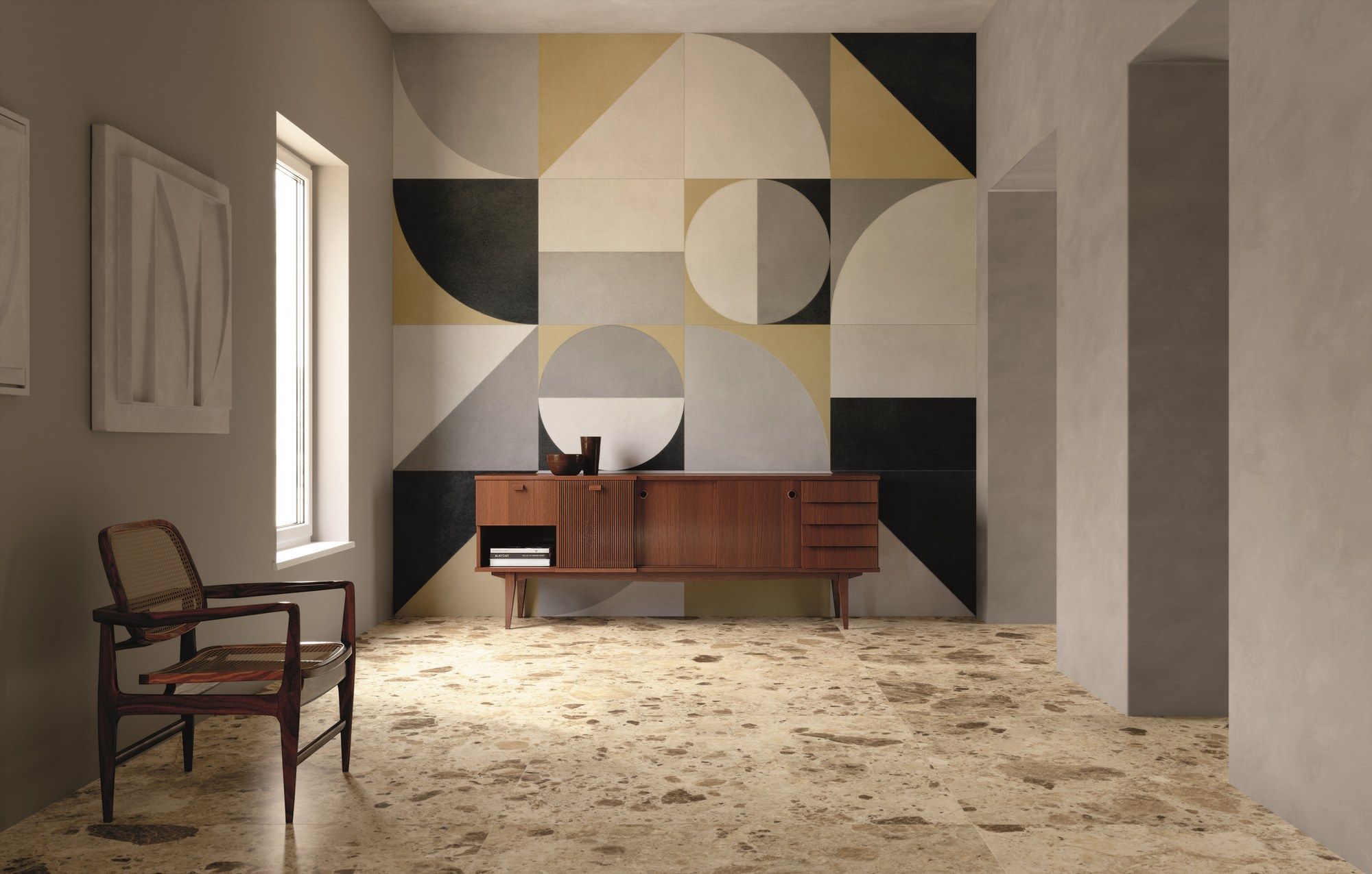 Пол / облицовка керамогранита с эффектом камня FAP ceramiche родной ARCH-00126732 - Вид №3