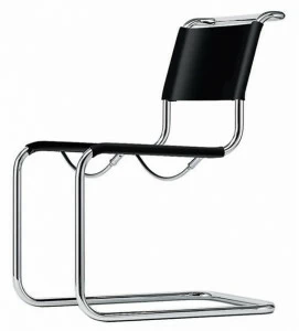 Thonet Консольное кресло из кожи S 33