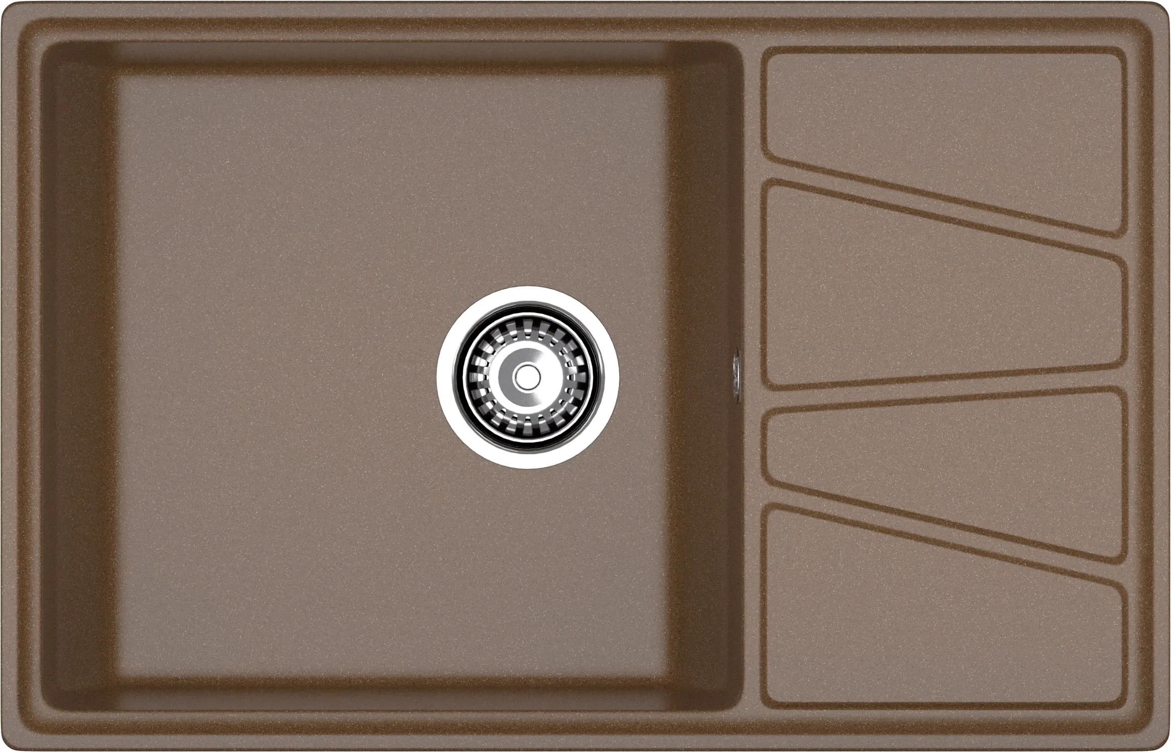 Кухонная мойка Искусственный камень VERTEX S146 GranFest V-780L-S146