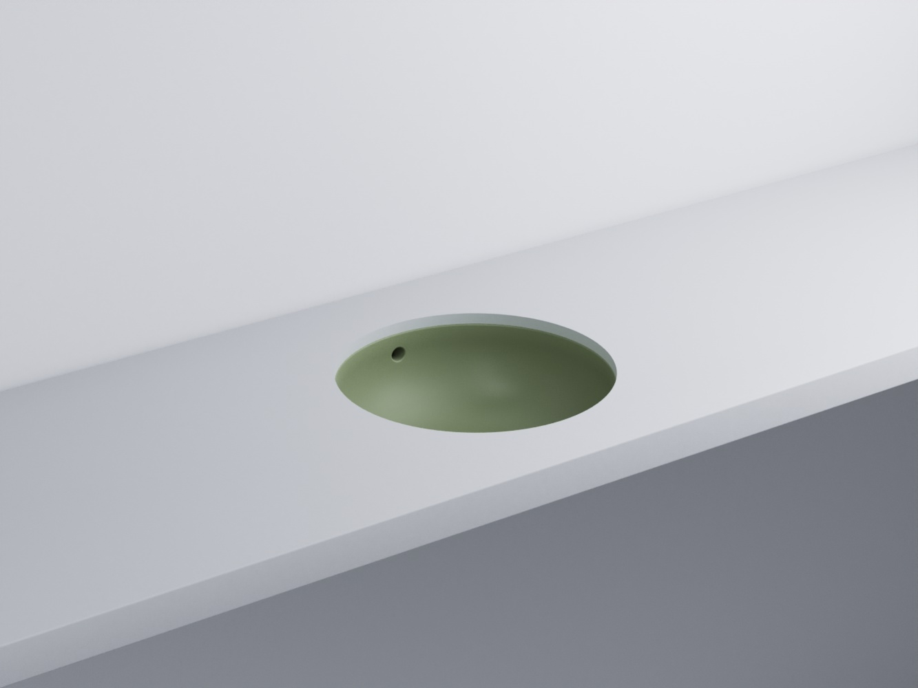 EJLASPT-AG Раковина Enjoy круглая встроенная под столешницу cielo Enjoy + Amedeo Ceramica Cielo