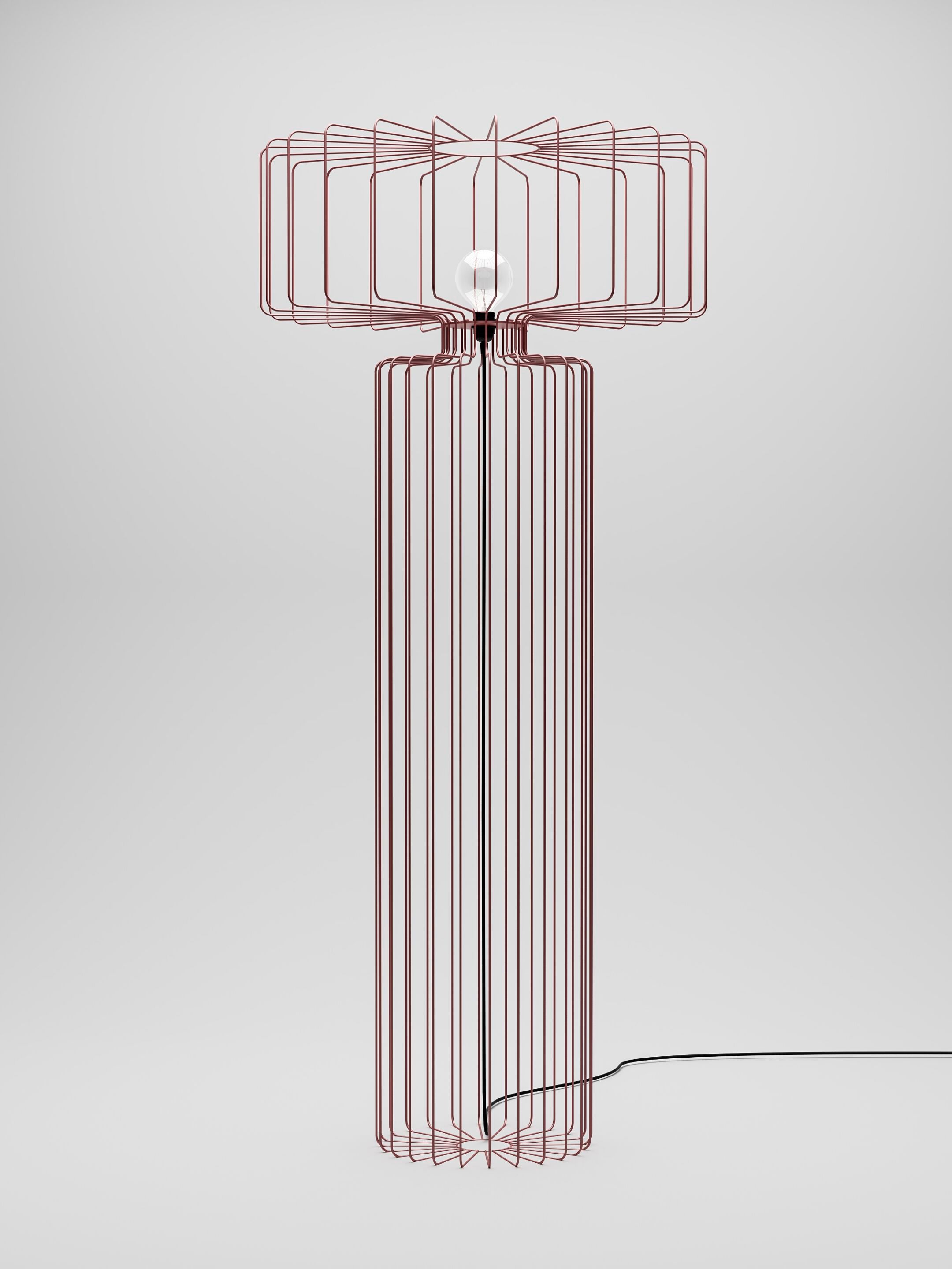 Торшер из железного прута Pipedesign he LEI LALTRA ARCH-00037424 - Вид №1